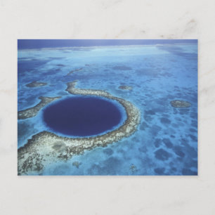 CENTRAL AMERICA, Belize, Grote koraalriffen voor d Briefkaart