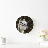 Central American Alpaca Wall Clock Ronde Klok (Huis)