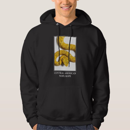 Central American Nope Rope - Viper Snake Danger Hoodie (Voorkant)