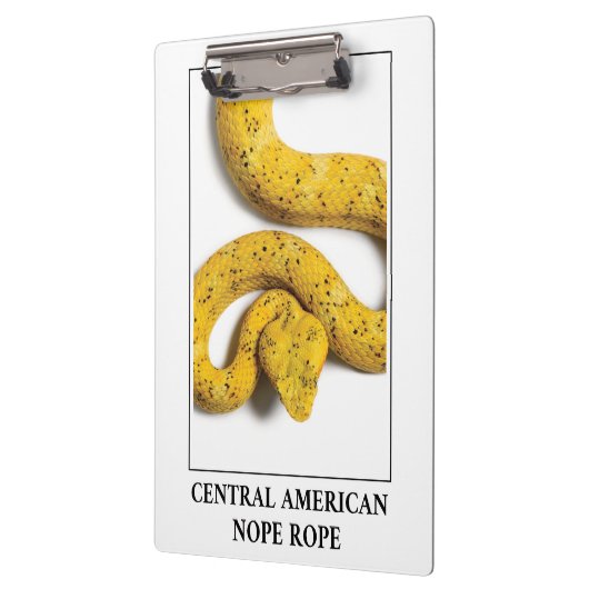 Central American Nope Rope - Viper Snake Danger Klembord (Links)