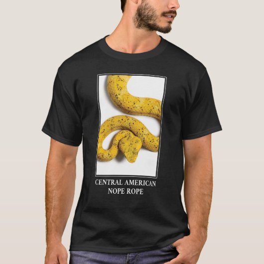 Central American Nope Rope - Viper Snake Danger T-shirt (Voorkant)