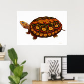 Central American Wood Turtle Print (Thuiskantoor)