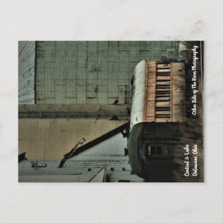 Central and Lake Train Tracks Delaware, Ohio Briefkaart