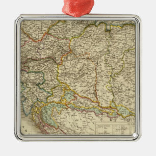 Central Balkan Peninsula Oostenrijk Hongarije Metalen Ornament