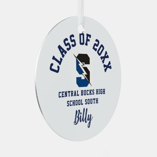 Central Bucks South Ornament Christmas Holiday (Voorkant Rechts)