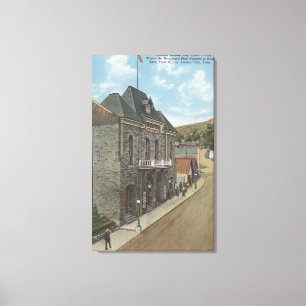 Central City, Colorado - City Opera House Canvas Afdruk