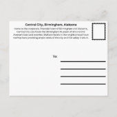 Central City Sunset Briefkaart 1 (Achterkant)