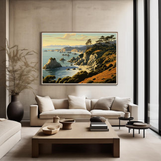 Central Coast Californië Poster