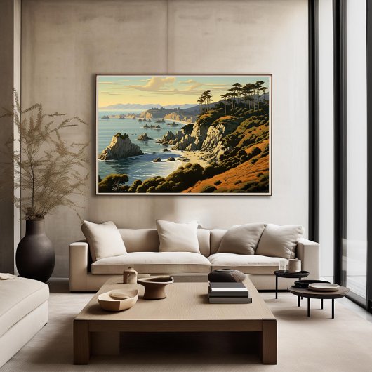 Central Coast Californië Poster