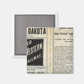 Central Dakota Magneet (Voorkant / Achterkant)