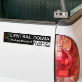 Central Dogma Parking Permit Bumpersticker (Op Truck)