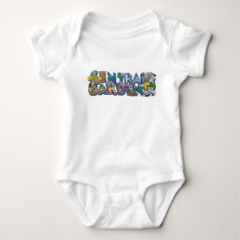 Central Gardens Muurschildering Baby Bodysuit
