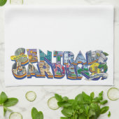Central Gardens Muurschildering Keukendoek Theedoek (Gevouwen)