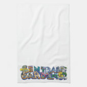 Central Gardens Muurschildering Keukendoek Theedoek (Verticaal)