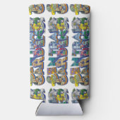 Central Gardens Muurschildering Koelbox Seltzer Blikjeskoeler (Achterkant)