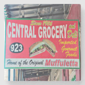 Central Grocery Store, New Orleans Stenen Onderzetter (Voorkant)