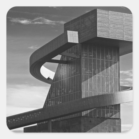 Central High School, 2017 Vierkante Sticker (Voorkant)