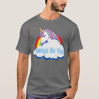 Central Intelligence Unicorn Rainbow Cloud friend T-shirt