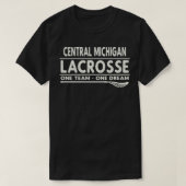 Central Michigan Lacrosse One Team One Dream T-shirt (Design voorkant)