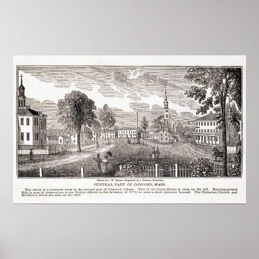 Central of Concord, uit 'Historisch' Poster (Voorkant)