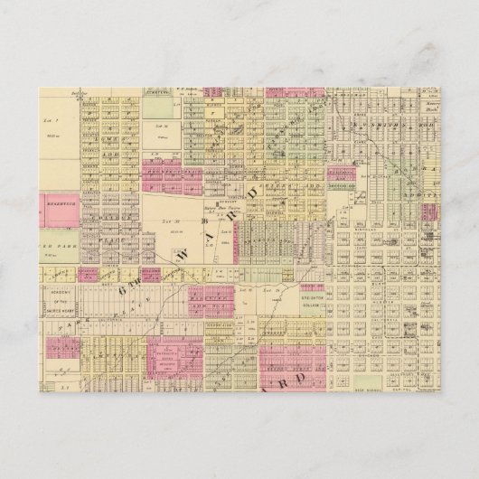 Central Omaha, Nebraska Briefkaart (Voorkant)