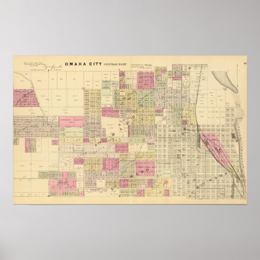 Central Omaha, Nebraska Poster (Voorkant)