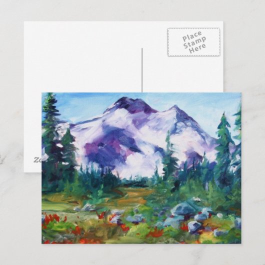 Central Oregon Indian Paintbrush Briefkaart (Voorkant / Achterkant)