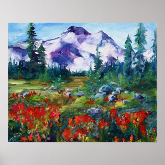 Central Oregon Indian PaintBruson Poster (Voorkant)