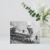 Central Pacific Railroad Cape Horn California Briefkaart (Staand voorkant)