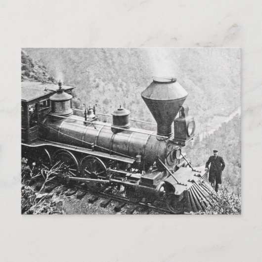 Central Pacific Railroad Cape Horn California Briefkaart (Voorkant)