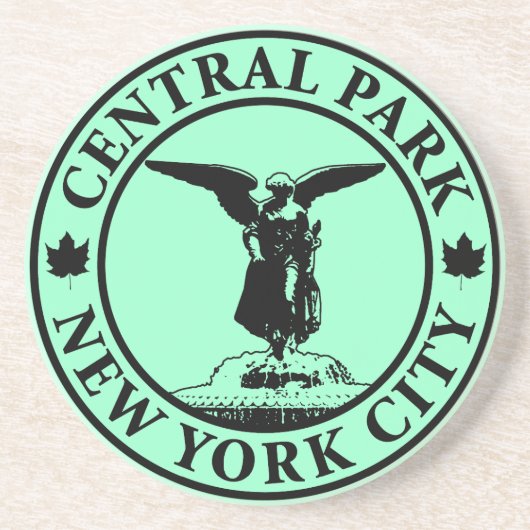 Central Park Angel Zandsteen Onderzetter (Voorkant)