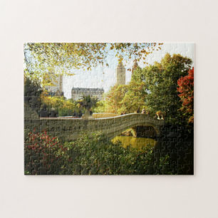 Central Park Autumn Puzzle - Bow Bridge Legpuzzel