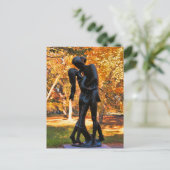 Central Park Autumn: Romeo & Juliet Statue 02 Briefkaart (Staand voorkant)