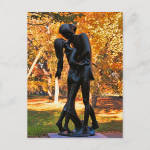 Central Park Autumn: Romeo & Juliet Statue 02 Briefkaart