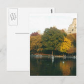 Central Park Boat Pond in het najaar Briefkaart (Voorkant / Achterkant)