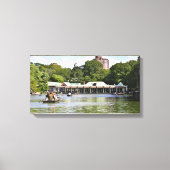 Central Park Boathouse Canvas Afdruk (Voorkant)