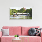 Central Park Boathouse Canvas Afdruk (Insitu (Woonkamer))