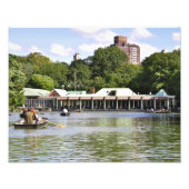Central Park Boathouse Foto Afdruk (Voorkant)