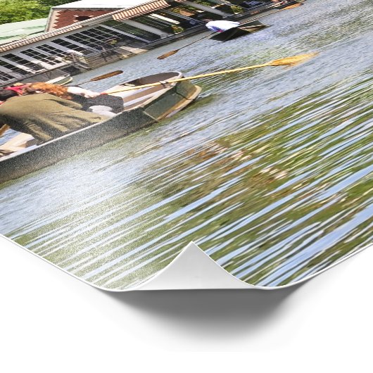 Central Park Boathouse Foto Afdruk (Hoek)