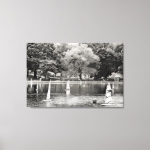 CENTRAL PARK BOOT VIJVER Canvas Art