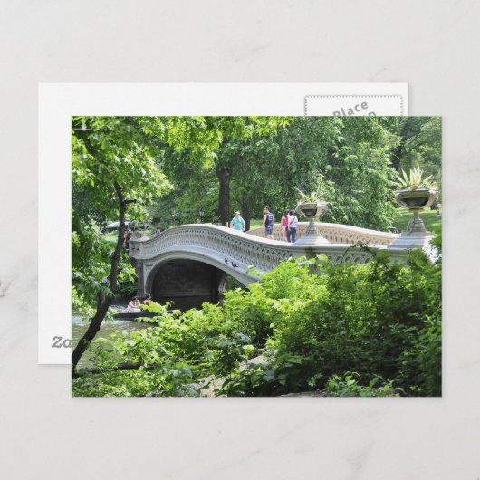 Central Park Bow Bidge Briefkaart (Voorkant / Achterkant)