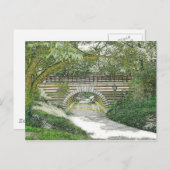 Central Park Bridge en pad Briefkaart (Voorkant / Achterkant)