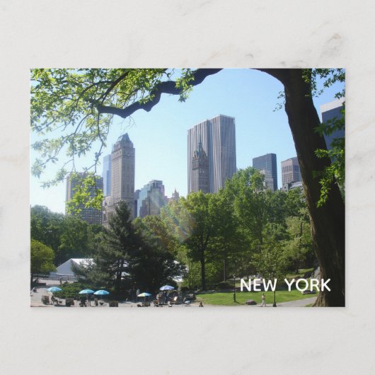 Central Park Briefkaart (Voorkant)