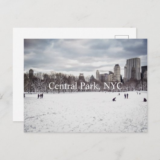 Central Park Briefkaart (Voorkant / Achterkant)