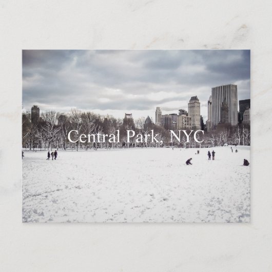 Central Park Briefkaart (Voorkant)