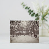Central Park Briefkaart (Staand voorkant)