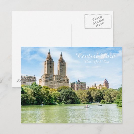 Central Park Briefkaart (Voorkant / Achterkant)