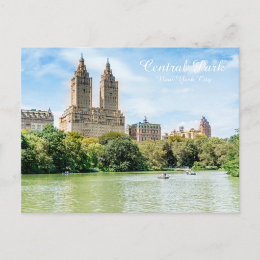 Central Park Briefkaart (Voorkant)