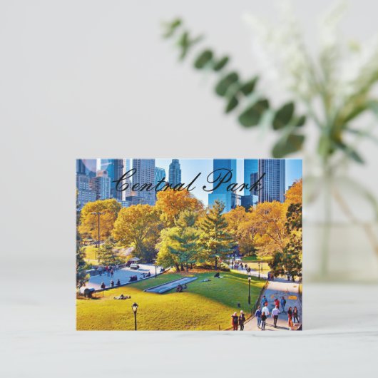 CENTRAL PARK BRIEFKAART (Staand voorkant)