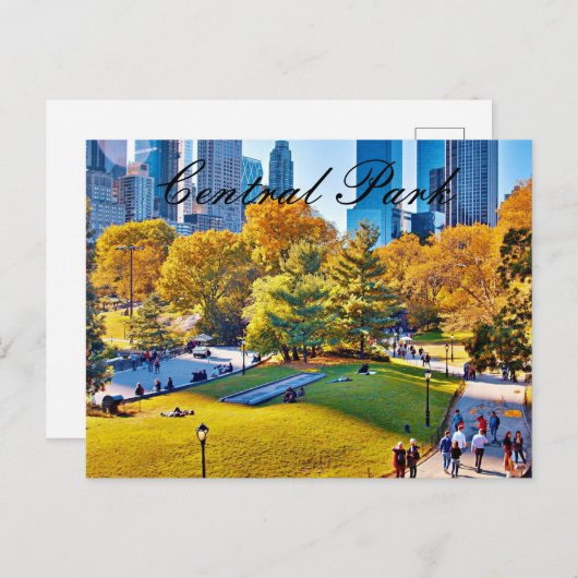 CENTRAL PARK BRIEFKAART (Voorkant / Achterkant)